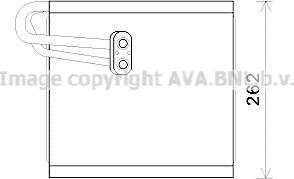 Prasco HYV371 - Évaporateur climatisation droxauto.com