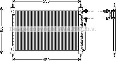 Prasco JR5012 - Condensateur, climatisation droxauto.com