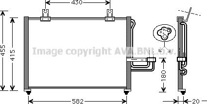 Prasco KA5026 - Condensateur, climatisation droxauto.com