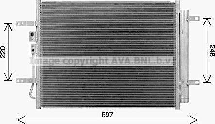 Prasco KA5311D - Condensateur, climatisation droxauto.com