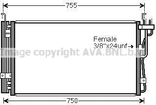 Prasco KA5210D - Condensateur, climatisation droxauto.com
