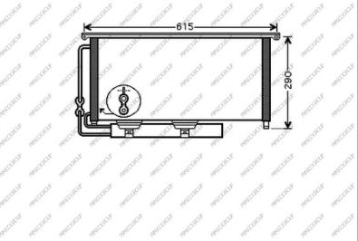 Prasco ME300C001 - Condensateur, climatisation droxauto.com