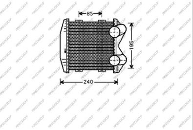 Prasco ME302N001 - Intercooler, échangeur droxauto.com