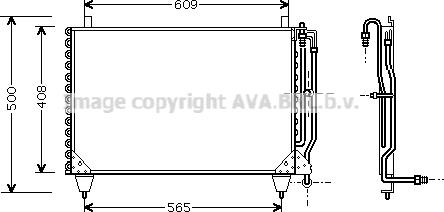 Prasco MS5299 - Condensateur, climatisation droxauto.com