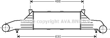 Prasco MSA4295 - Intercooler, échangeur droxauto.com
