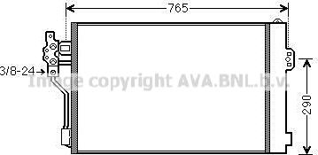 Prasco MSA5484D - Condensateur, climatisation droxauto.com