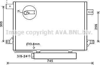 Prasco MSA5572D - Condensateur, climatisation droxauto.com