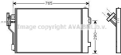 Prasco MSA5352D - Condensateur, climatisation droxauto.com