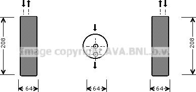 Prasco MSD053 - Filtre déshydratant, climatisation droxauto.com