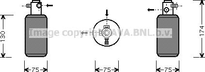 Prasco MSD291 - Filtre déshydratant, climatisation droxauto.com