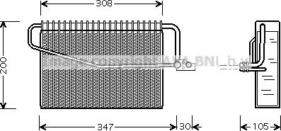 Prasco MSV329 - Évaporateur climatisation droxauto.com