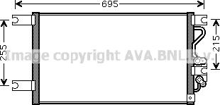 Prasco MT5206 - Condensateur, climatisation droxauto.com