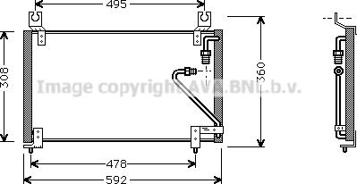 Prasco MZ5102 - Condensateur, climatisation droxauto.com