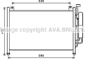 Prasco MZA5236D - Condensateur, climatisation droxauto.com