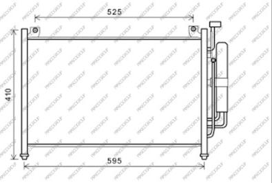 Prasco MZ309C001 - Condensateur, climatisation droxauto.com