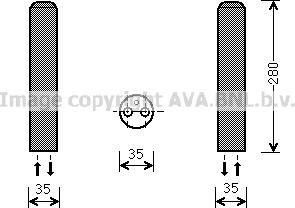 Prasco MZD234 - Filtre déshydratant, climatisation droxauto.com