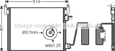 Prasco OL5452D - Condensateur, climatisation droxauto.com