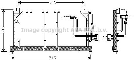 Prasco OL5224 - Condensateur, climatisation droxauto.com