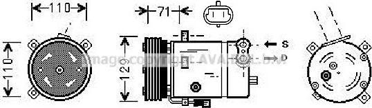 Prasco OLAK276 - Compresseur, climatisation droxauto.com