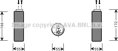 Prasco OLD153 - Filtre déshydratant, climatisation droxauto.com