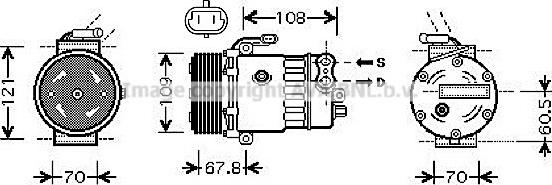 Prasco OLK139 - Compresseur, climatisation droxauto.com