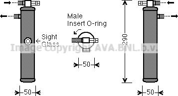 Prasco PRD065 - Filtre déshydratant, climatisation droxauto.com