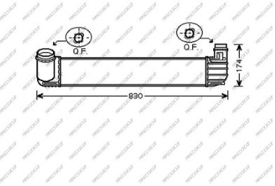 Prasco RN424N001 - Intercooler, échangeur droxauto.com