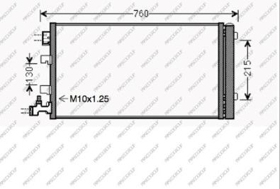 Prasco RN034C001 - Condensateur, climatisation droxauto.com