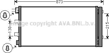 Prasco RTA5475D - Condensateur, climatisation droxauto.com