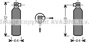 Prasco RTD370 - Filtre déshydratant, climatisation droxauto.com