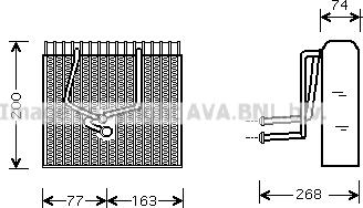Prasco RTV173 - Évaporateur climatisation droxauto.com