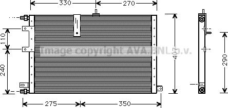 Prasco SB5033 - Condensateur, climatisation droxauto.com