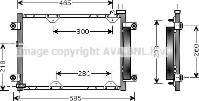 Prasco SZ5075D - Condensateur, climatisation droxauto.com