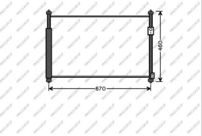 Prasco SZ056C002 - Condensateur, climatisation droxauto.com
