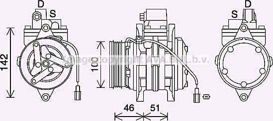 Prasco SZK152 - Compresseur, climatisation droxauto.com