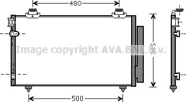 Prasco TO5481D - Condensateur, climatisation droxauto.com