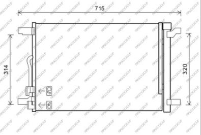 Prasco VG400C001 - Condensateur, climatisation droxauto.com