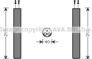Prasco VND304 - Filtre déshydratant, climatisation droxauto.com