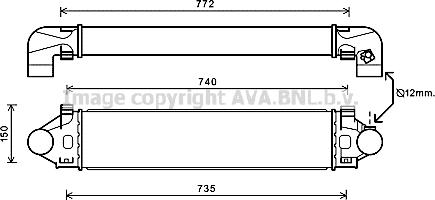 Prasco VO4190 - Intercooler, échangeur droxauto.com