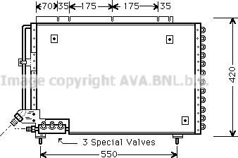 Prasco VO5082 - Condensateur, climatisation droxauto.com