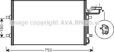 Prasco VO5149 - Condensateur, climatisation droxauto.com