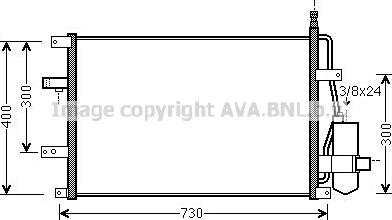 Prasco VO5107D - Condensateur, climatisation droxauto.com