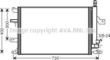 Prasco VO5138D - Condensateur, climatisation droxauto.com