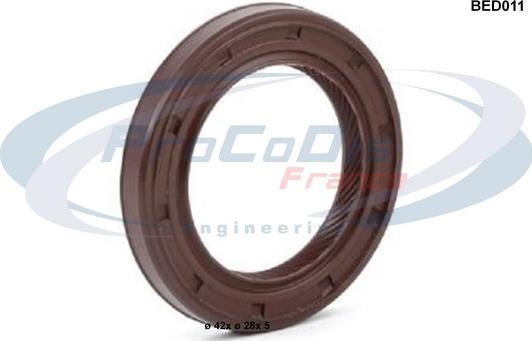 Procodis France BED011 - Bague d'étanchéité, arbre à cames droxauto.com