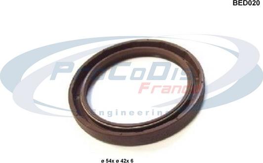 Procodis France BED020 - Bague d'étanchéité, vilebrequin droxauto.com