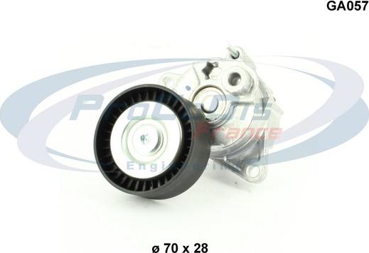 Procodis France GA057 - Tendeur de courroie, courroie trapézoïdale à nervures droxauto.com