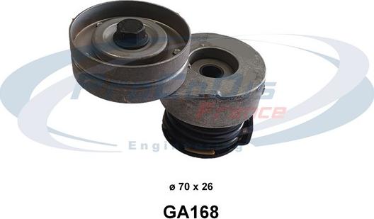 Procodis France GA168 - Poulie renvoi / transmission, courroie de distribution droxauto.com
