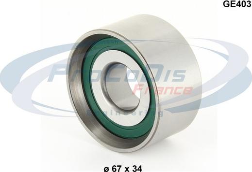 Procodis France GE403 - Poulie renvoi / transmission, courroie de distribution droxauto.com