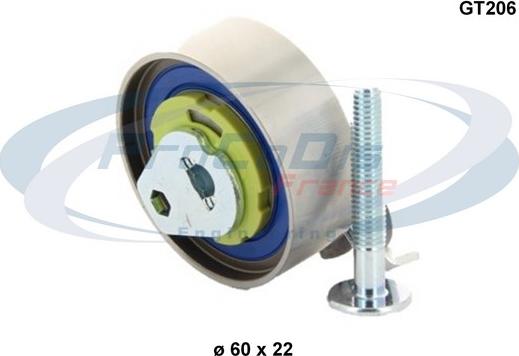 Procodis France GT206 - Poulie-tendeur, courroie de distribution droxauto.com