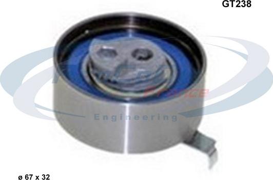 Procodis France GT238 - Poulie-tendeur, courroie de distribution droxauto.com